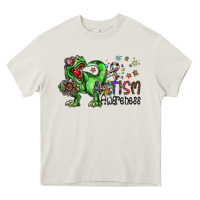 Cream autism awareness Heavy Core Tee - SublimationCraftShop