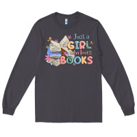 Smoke just a girl who loves books Long Sleeve Tee - MaliasSmallBusiness