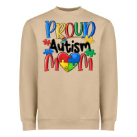 Mushroom proud autism mom Heavyweight Sweatshirt - MaliasSmallBusiness