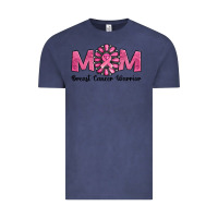 Vintage Denim breast cancer warrior mom Vintage Tee - Jasminsmagicworld