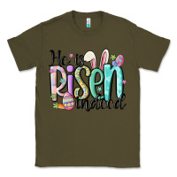 Army Green he is risen indeed Classic Tee - MaliasSmallBusiness