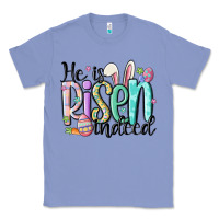 Colony Blue he is risen indeed Classic Tee - MaliasSmallBusiness