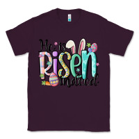 Plum he is risen indeed Classic Tee - MaliasSmallBusiness