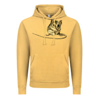 Vintage Mustard Dunnart Vintage Hoodie - LillyAllenDesigns