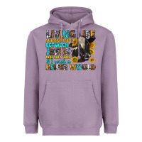 Lavender Living Life Somewhere Between Jesus Heavyweight Hoodie - texasbilliewilder