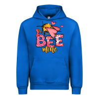 Cobalt Bee Mine Valentines Day Urban Hoodie - OliviaCreatesArt