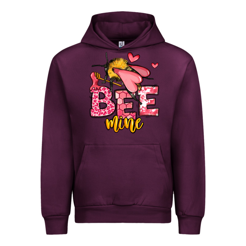 Bee Mine Valentines Day Urban Hoodie by OliviaCreatesArt | Teevron