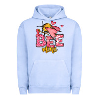 Pigment Grape Ice Bee Mine Valentines Day Urban Hoodie - OliviaCreatesArt