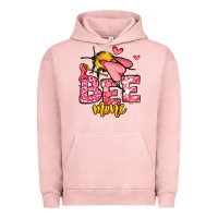 Pigment Salmon Bee Mine Valentines Day Urban Hoodie - OliviaCreatesArt