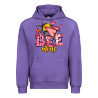 Tulip Bee Mine Valentines Day Urban Hoodie - OliviaCreatesArt