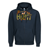 Navy the hunt is on Zipper Hoodie - Artiststas