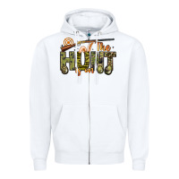 White the hunt is on Zipper Hoodie - Artiststas