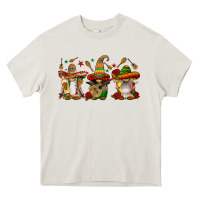 Cream mexican gnomies Heavy Core Tee - FaDigitalArtStudio