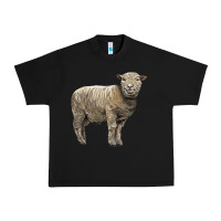 Black southdown sheep Urban Heavy Tee - LillyAllenDesigns