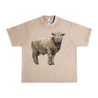 French Oak southdown sheep Urban Heavy Tee - LillyAllenDesigns