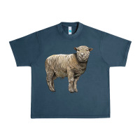 Midnight Navy southdown sheep Urban Heavy Tee - LillyAllenDesigns