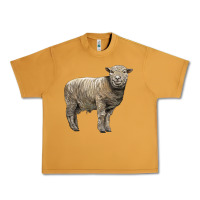 Peanut Butter southdown sheep Urban Heavy Tee - LillyAllenDesigns