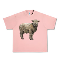 Salmon southdown sheep Urban Heavy Tee - LillyAllenDesigns