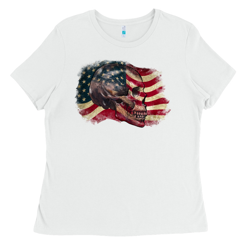 Red White Rawr 4th Of July Ladies Tee by CowGirlArtShop | Teevron