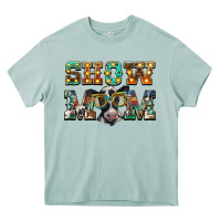 Arona show mom baby cow Heavy Core Tee - BarkalooDesign