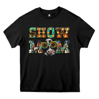 Black show mom baby cow Heavy Core Tee - BarkalooDesign