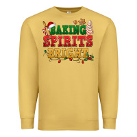 Antique Gold Baking spirits bright Premium Sweatshirt - NancyCooperArtShop