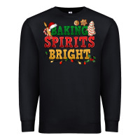Black Baking spirits bright Premium Sweatshirt - NancyCooperArtShop