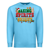 Ocean Blue Baking spirits bright Premium Sweatshirt - NancyCooperArtShop