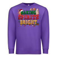 Purple Baking spirits bright Premium Sweatshirt - NancyCooperArtShop
