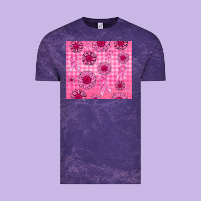 Breast Cancer Vintage Tee Designed By Jasminsmagicworld