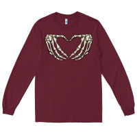 Skeleton Heart Long Sleeve Tee | Teevron