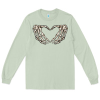 Matcha skeleton heart Long Sleeve Tee - MaliasSmallBusiness