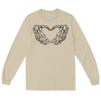 Mushroom skeleton heart Long Sleeve Tee - MaliasSmallBusiness
