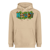 Mushroom Western Howdy Heavyweight Hoodie - texasbilliewilder