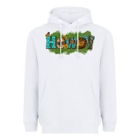 White Western Howdy Heavyweight Hoodie - texasbilliewilder