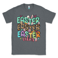 Charcoal Heather easter vibes Classic Tee - MaliasSmallBusiness