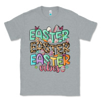 Heather Grey easter vibes Classic Tee - MaliasSmallBusiness