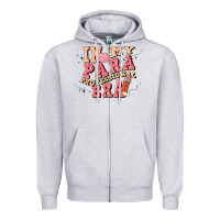 Heather Grey in my parapro era Zipper Hoodie - Artiststas