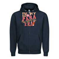 Navy in my parapro era Zipper Hoodie - Artiststas