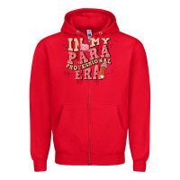 Red in my parapro era Zipper Hoodie - Artiststas