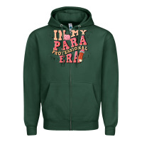 Sports Green in my parapro era Zipper Hoodie - Artiststas