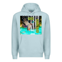 Blue Mist reel cool dad bass Premium Hoodie - TumblerDesignByShophia