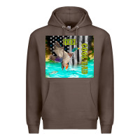 Coffee reel cool dad bass Premium Hoodie - TumblerDesignByShophia
