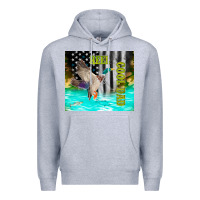 Heather Grey reel cool dad bass Premium Hoodie - TumblerDesignByShophia