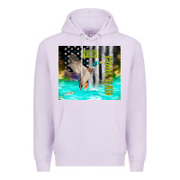Lilac reel cool dad bass Premium Hoodie - TumblerDesignByShophia