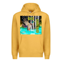 Mustard reel cool dad bass Premium Hoodie - TumblerDesignByShophia