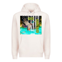 Pale Pink reel cool dad bass Premium Hoodie - TumblerDesignByShophia