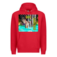 Red reel cool dad bass Premium Hoodie - TumblerDesignByShophia