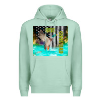 Seafoam reel cool dad bass Premium Hoodie - TumblerDesignByShophia