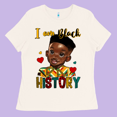I Am Black History Black Boy Ladies Tee Designed By Hra Design Shop